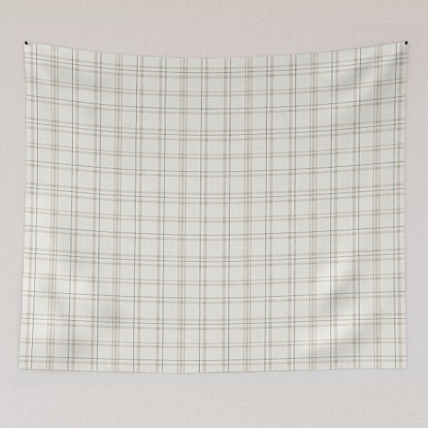 Item preview, Minimalist Neutral Taupe Plaid Tartan Seamless Linen Texture designed and sold by svarupa.