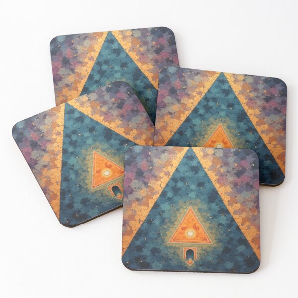 Item preview, Abstract pyramid in a cosmic landscape designed and sold by Mianku | Für das Leben.