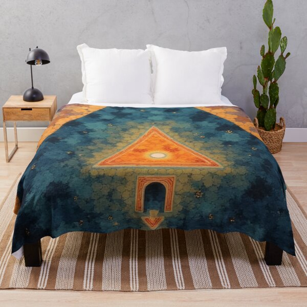 Item preview, Abstract pyramid in a cosmic landscape designed and sold by Mianku | Für das Leben.