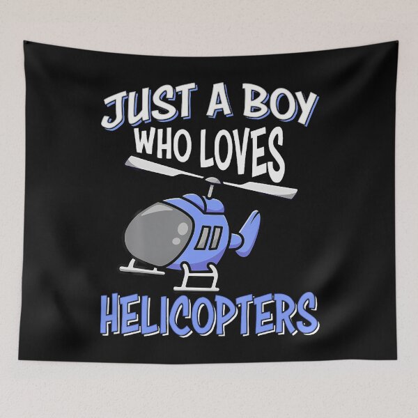 Item preview, Helicopter Lovers Kids Boys Just A Boy Who Loves Helicopters designed and sold by LauraLydiaa.