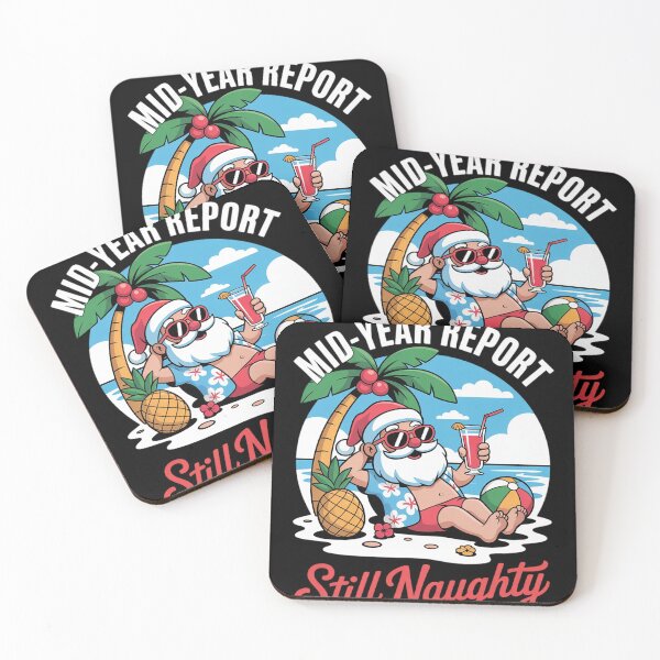 Item preview, Mid Year Report Still Naughty Funny Christmas In July Santa21  designed and sold by RoyTill0Art.