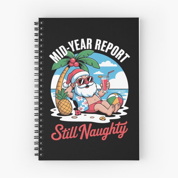 Item preview, Mid Year Report Still Naughty Funny Christmas In July Santa21  designed and sold by RoyTill0Art.