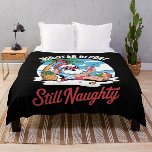 Item preview, Mid Year Report Still Naughty Funny Christmas In July Santa21  designed and sold by RoyTill0Art.