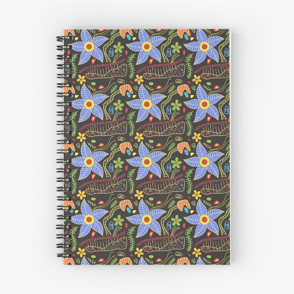 Item preview, Colorful floral doodle pattern designed and sold by mrhighsky.