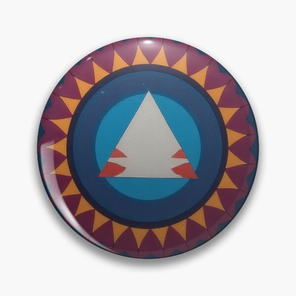 Item preview, Centered mandala with floating triangle designed and sold by Mianku | Für das Leben.