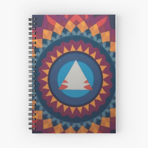 Item preview, Centered mandala with floating triangle designed and sold by Mianku | Für das Leben.