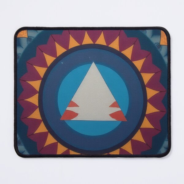 Item preview, Centered mandala with floating triangle designed and sold by Mianku | Für das Leben.