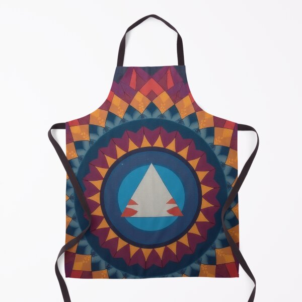 Item preview, Centered mandala with floating triangle designed and sold by Mianku | Für das Leben.