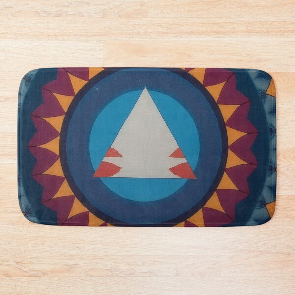 Item preview, Centered mandala with floating triangle designed and sold by Mianku | Für das Leben.