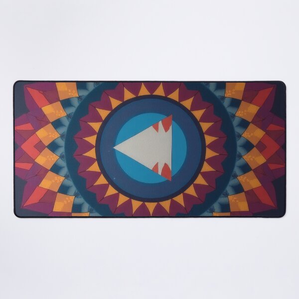 Item preview, Centered mandala with floating triangle designed and sold by Mianku | Für das Leben.
