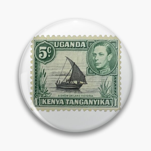 Item preview, Lake Victoria Uganda Kenya Vintage Postage Stamp designed and sold by red-amber65.