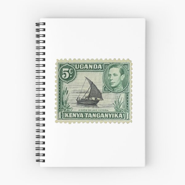 Item preview, Lake Victoria Uganda Kenya Vintage Postage Stamp designed and sold by red-amber65.
