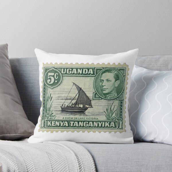 Item preview, Lake Victoria Uganda Kenya Vintage Postage Stamp designed and sold by red-amber65.