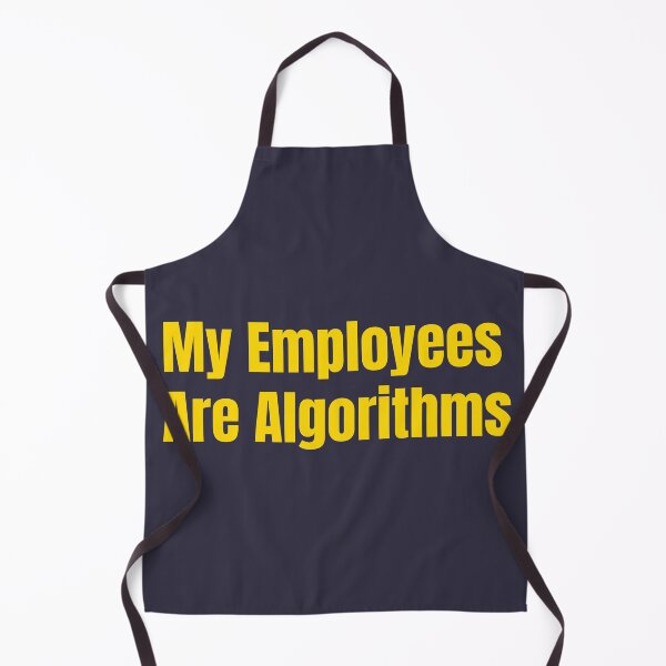 Item preview, Copy of My Employees Are Algorithms | Funny AI Automation Entrepreneur Quote Gold designed and sold by HustleHardCo.
