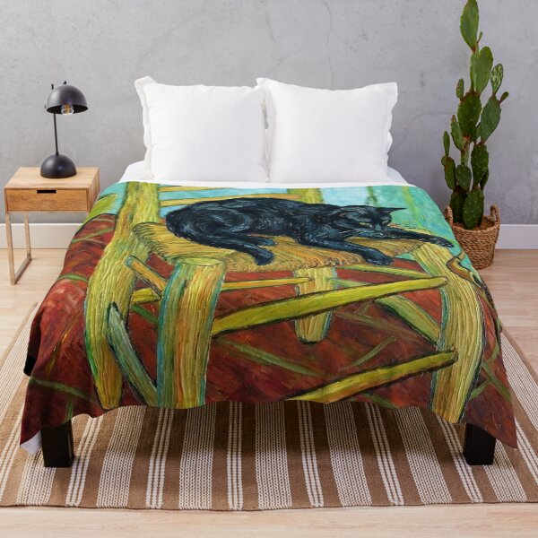 Item preview, Vincent's Cat Mischief on the Yellow Chair - Van Gogh Style designed and sold by AgingeR.