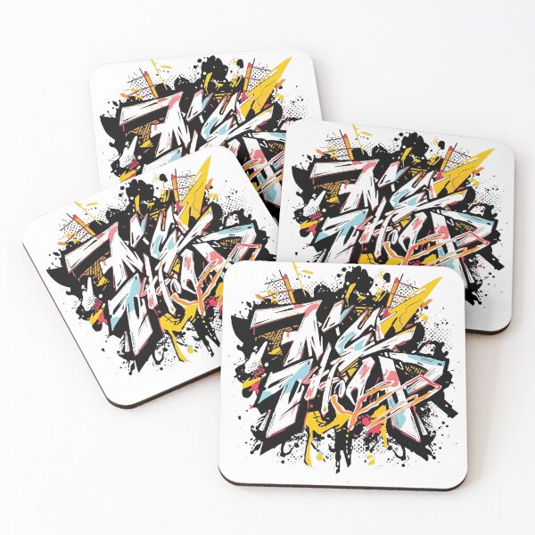 Item preview, Vibrant Abstract Graffiti Splash designed and sold by EsolinNova.