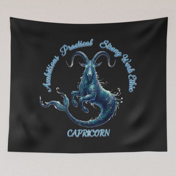 Item preview, Capricorn Zodiac Sign –  Sea Goat Mythical Illustration designed and sold by DroolWorthyUS.