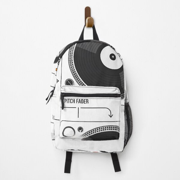 Item preview, DJ Turntable Minimal Contemporary Infographic Art – Modern Music & Party Culture Design designed and sold by OzzFrequency.