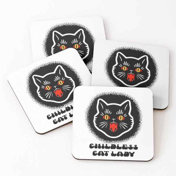 Item preview, childless cat lady designed and sold by Caitlin Rose O'Connor.
