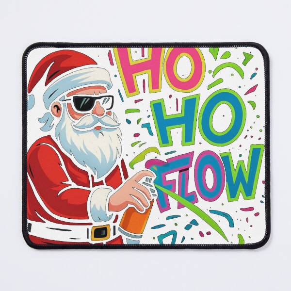 Item preview, Graffiti Santa Ho Ho Flow T-Shirt – Cool Christmas Streetwear Swag Tee designed and sold by KDesignCrafts.