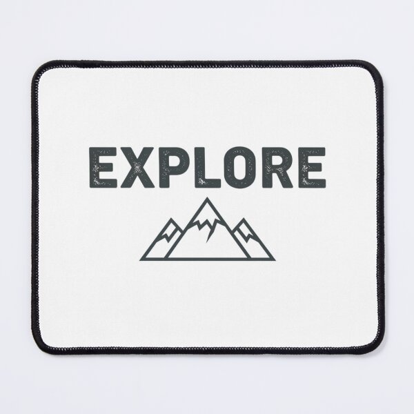 Item preview, Explore Mountain Minimalist Adventure Hiking Outdoor Quote designed and sold by ArtByYunus.