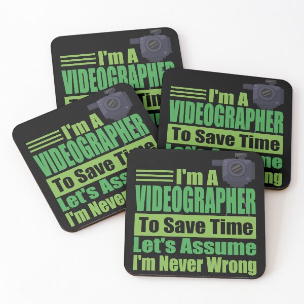 Item preview, Funny Videographer Quote – “I’m a Videographer, Let’s Assume I’m Never Wrong” – Perfect Gift for Creative Dads & Video Lovers designed and sold by karibov.