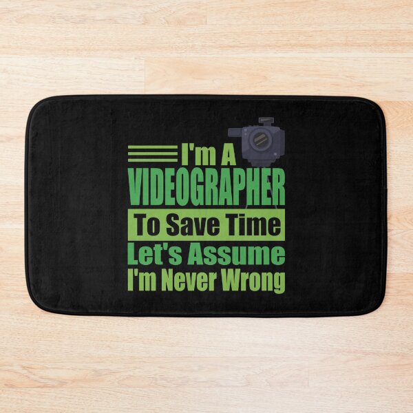 Item preview, Funny Videographer Quote – “I’m a Videographer, Let’s Assume I’m Never Wrong” – Perfect Gift for Creative Dads & Video Lovers designed and sold by karibov.
