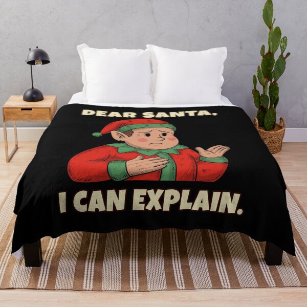 Item preview, Funny Elf Christmas – Dear Santa I Can Explain designed and sold by Kewessthetic.