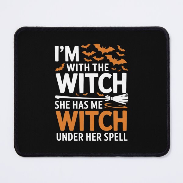 Item preview, I'm With The Witch Halloween Couples Costume  designed and sold by BeetleMalon.