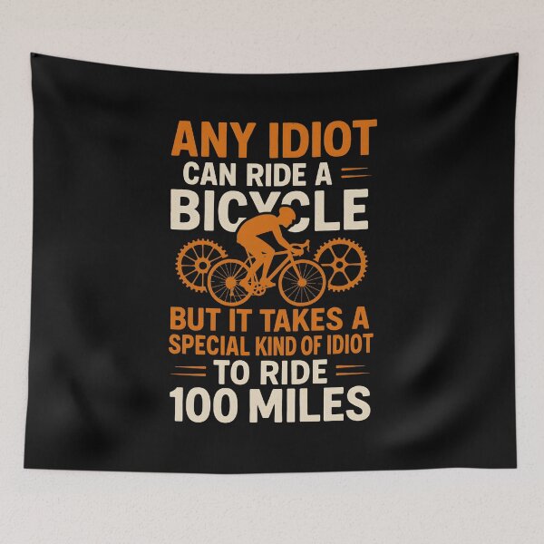 Item preview, Bike Cyclist Any Idiot Can Ride A Bicycle designed and sold by hemagamo.