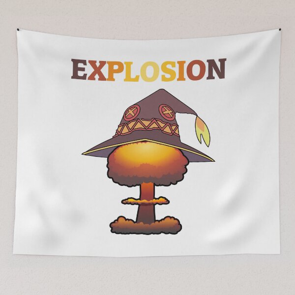 Item preview, Explosion Wizard Hat white designed and sold by WakameDragon.