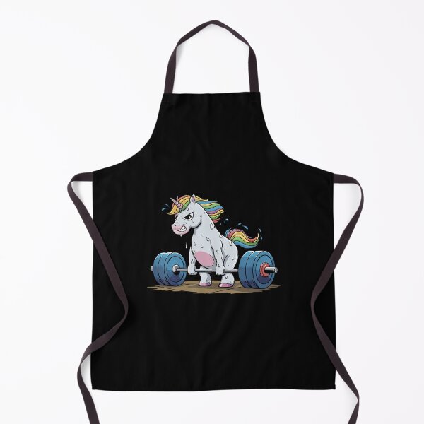 Item preview, Funny Unicorn Weightlifting Deadlift Fitness Gym Barbell designed and sold by MyraLorri.
