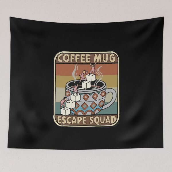 Item preview, Coffee Mug Escape Squad – Funny Coffee Mug Quote for Coffee Lovers designed and sold by Popstudio85.