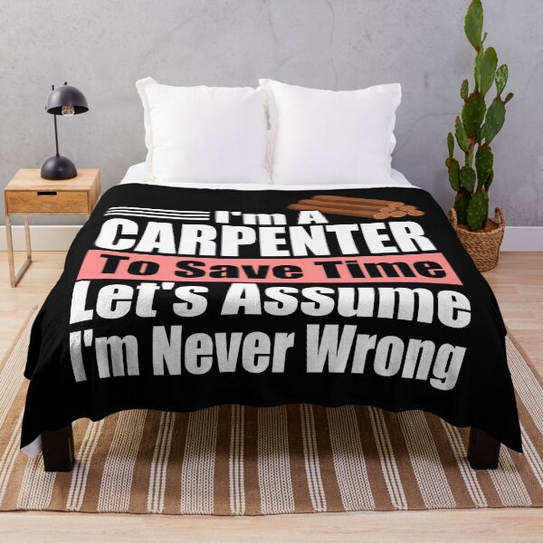 Item preview, Expert Carpenter Wisdom: Funny Woodworker Slogan | Best Novelty Gift for Builder Dad, Wood Shop Pro & Maker designed and sold by karibov.