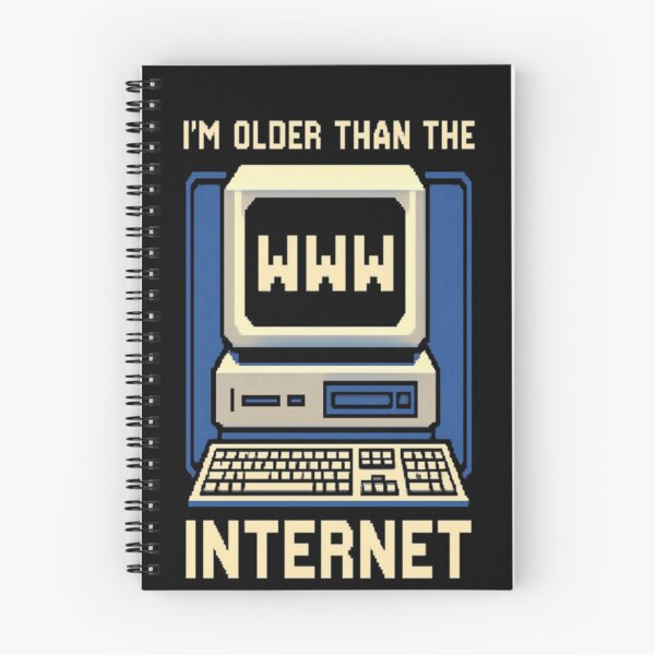 Item preview, I’m Older Than the Internet – Retro Computer Graphic with WWW Pixel Art designed and sold by Bright Nest Studio.