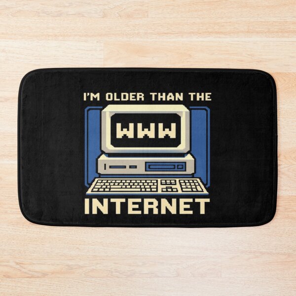 Item preview, I’m Older Than the Internet – Retro Computer Graphic with WWW Pixel Art designed and sold by Bright Nest Studio.