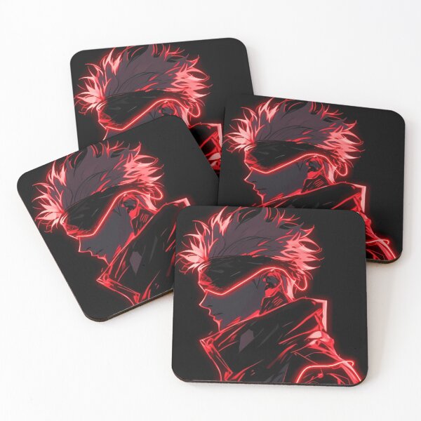 Item preview, Crimson Neon Shadow – Glowing Cyber Samurai Silhouette designed and sold by Dyan4.
