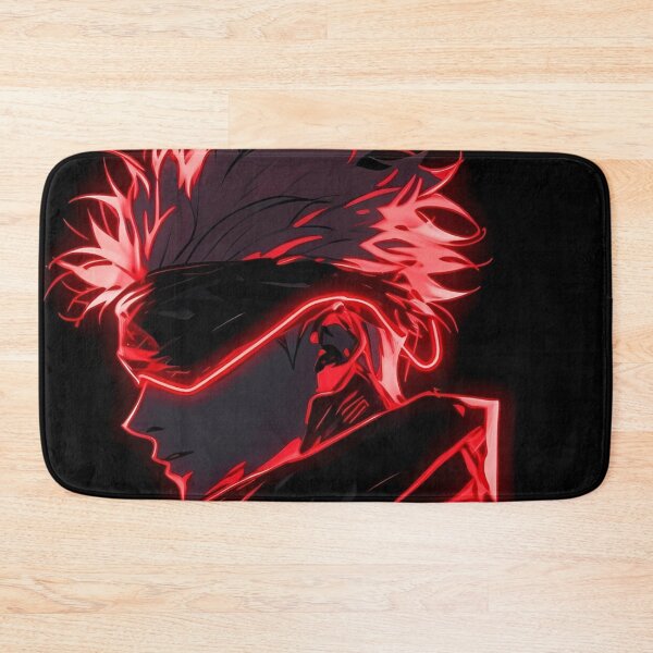 Item preview, Crimson Neon Shadow – Glowing Cyber Samurai Silhouette designed and sold by Dyan4.