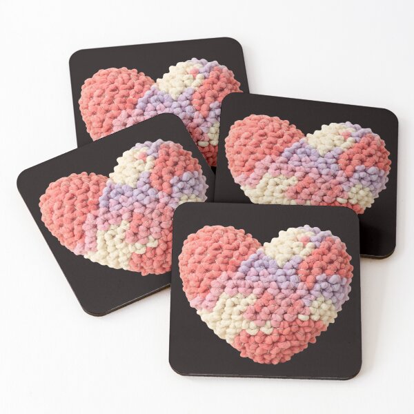 Item preview, Valentine's Day Heart, Faux Knitted Yarn Valentine, Crochet Heart, Trendy Valentine, Vday Preppy, Valentines Day designed and sold by DesignDenDo ⭐⭐⭐⭐⭐.