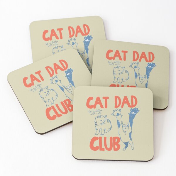 Item preview, Cat Dad Club Life is Better with Cats Father's Day Cat Dad designed and sold by FocusForStars22.