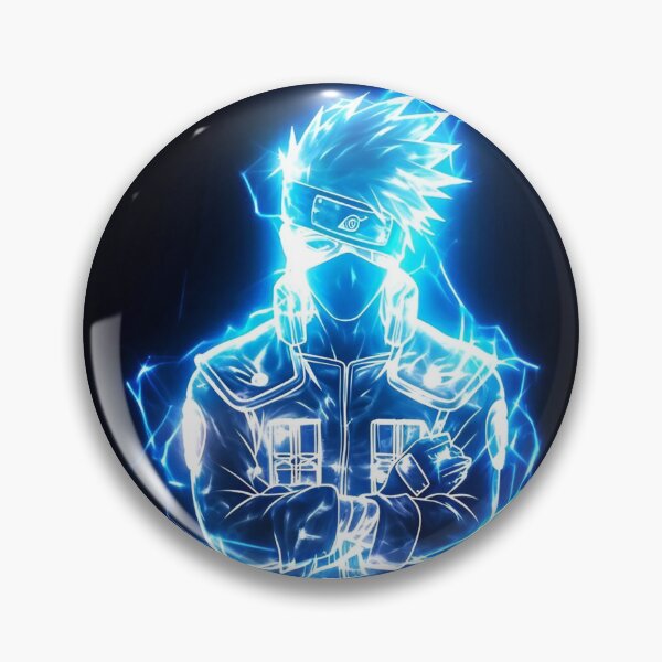 Item preview, Electric Ninja Warrior – Blue Lightning Silhouette Art” designed and sold by Dyan4.