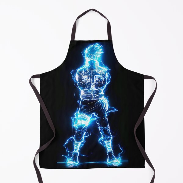 Item preview, Electric Ninja Warrior – Blue Lightning Silhouette Art” designed and sold by Dyan4.