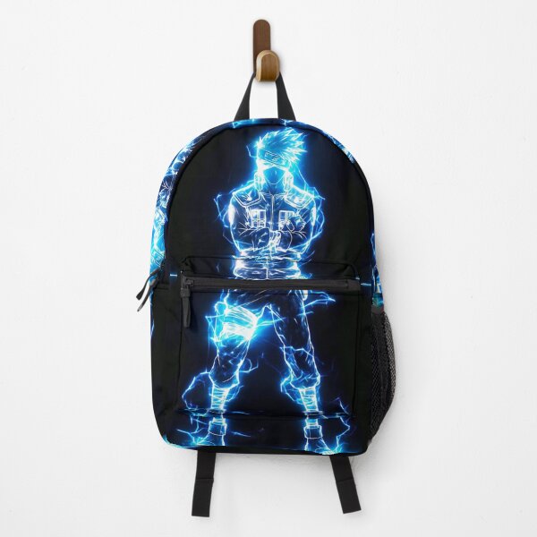 Item preview, Electric Ninja Warrior – Blue Lightning Silhouette Art” designed and sold by Dyan4.
