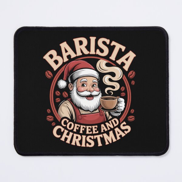 Item preview, Barista Coffee Christmas Santa Design designed and sold by MTJ-Mushrooms.