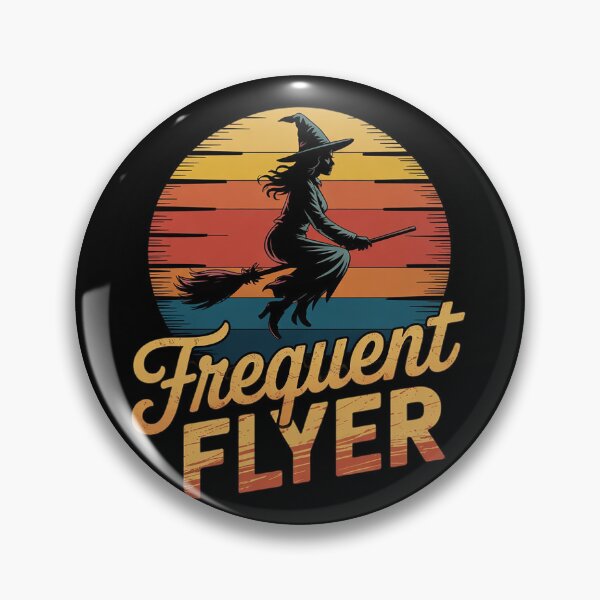 Artikelvorschau, Retro-Hexenkostüm für Vielflieger an Halloween entworfen und verkauft von THagBlue.