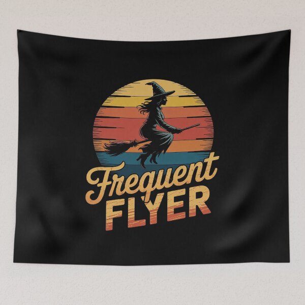 Item preview, Retro Frequent Flyer Witch Halloween Witches Costume  designed and sold by THagBlue.
