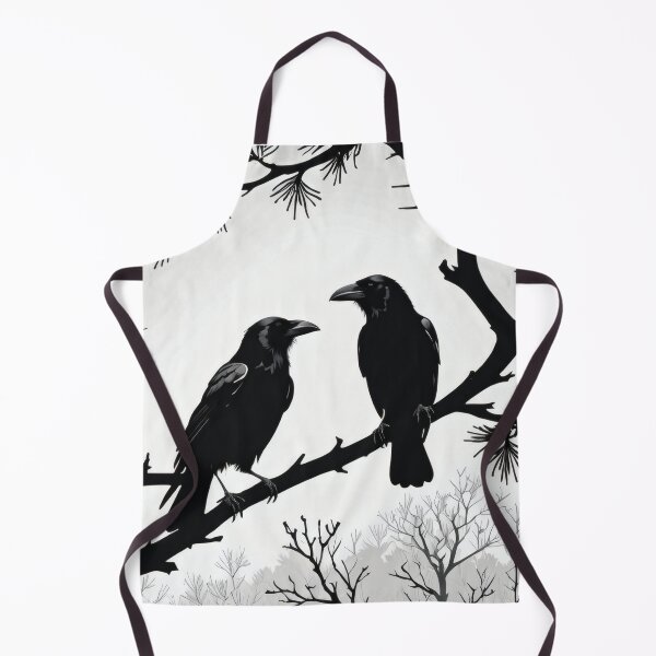 Item preview, Gothic Raven Silhouette – Minimal Black Crow Illustration designed and sold by Visualynx.