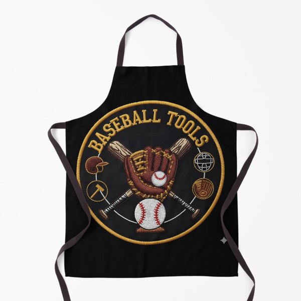 Item preview, Dark Baseball Tools Badge – Retro American Baseball Streetwear Design designed and sold by novapixel25100.
