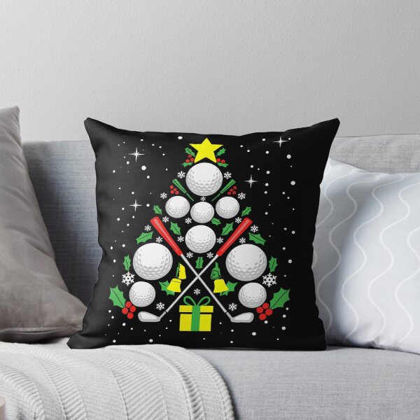 Item preview, Funny Golf Player Xmas Lights Golf Christmas Tree designed and sold by JeneMindy.