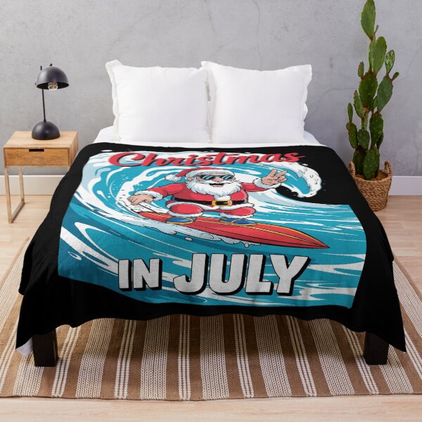 Item preview, Funny Christmas In July Hawaii Santa Beach Summer Vacation25 designed and sold by VerseFarm.
